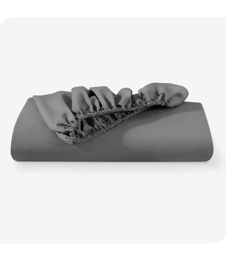 Jersey Bed Fitted Sheet Grey