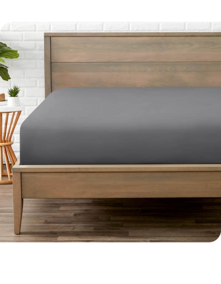 Jersey Bed Fitted Sheet Grey