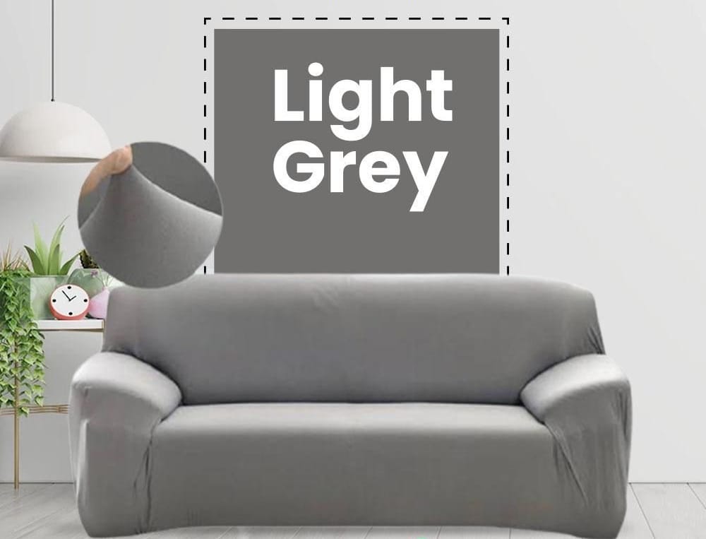 Jersey Sofa Cover Ligh Grey