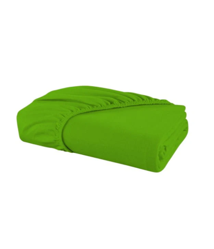 Jersey Bed Fitted Sheet Light Green
