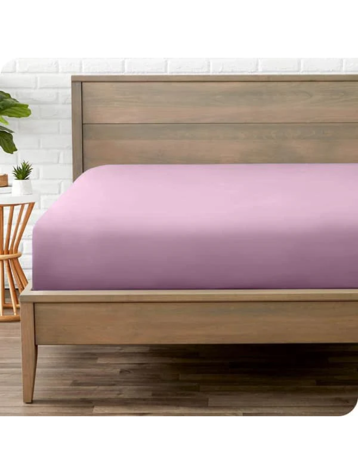 Jersey Bed Fitted Sheet Pink