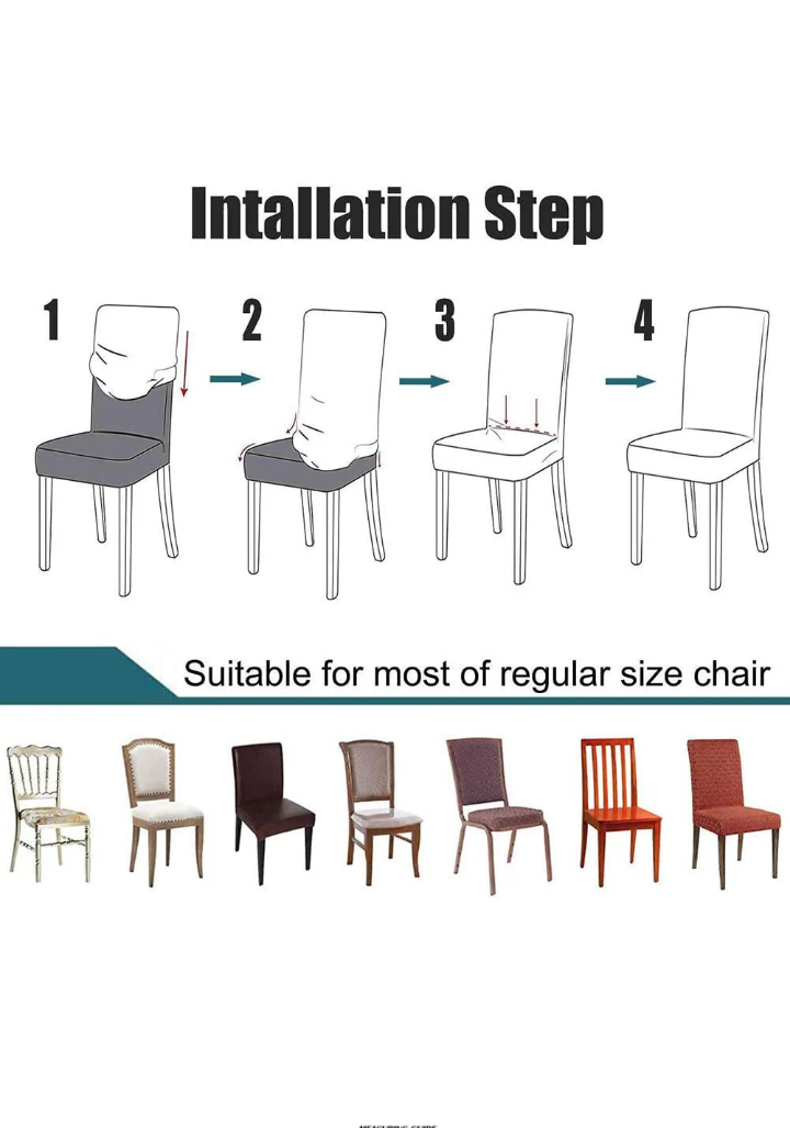 Jersey Chair Cover - Grey