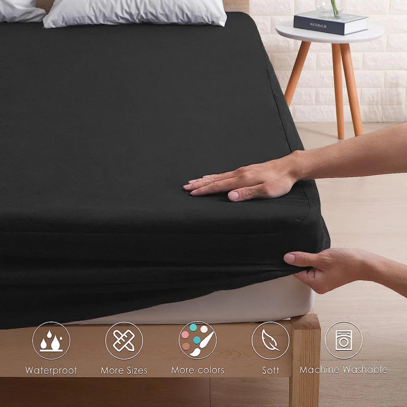 Water Proof Mattress Protector - Black