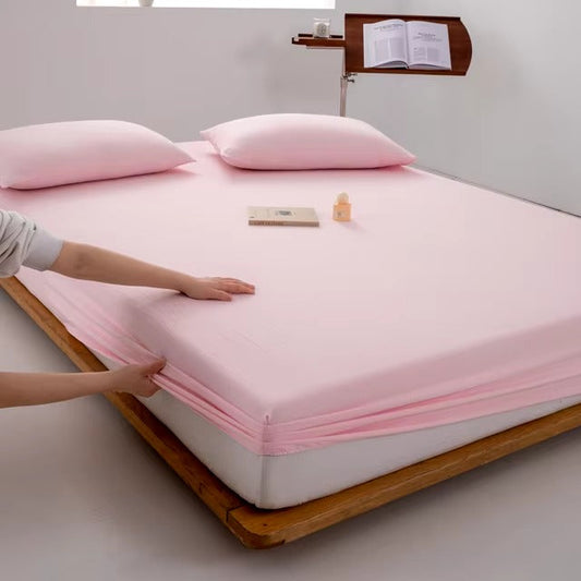 Jersey Bed Fitted Sheet Pink