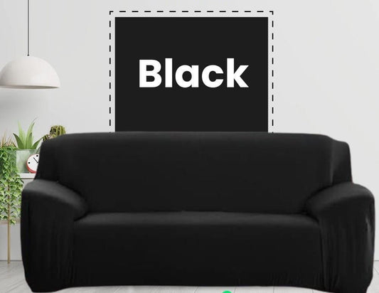 Jersey Sofa  Cover Black
