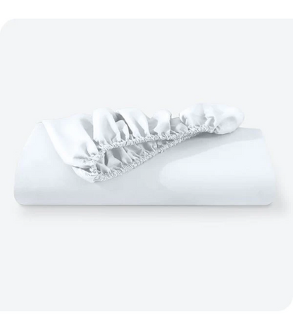 Jersey Bed Fitted Sheet White