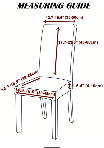 Jersey Chair Cover - Red